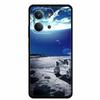 Case For Xiaomi Redmi 15C 5G European Colorful Flower Black Soft Silicone TPU Phone Case For Redmi 15C 4G Shell ProtectionBumper