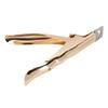 Stainless Steel Fake Nail Trimmer Gold Color U Shape Nail Cutter Acrylic Nail Clipper At Home Use