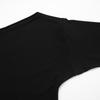 Y25TP365 Women's One-Shoulder Batwing Sleeve Waist-Cinched Solid Color Autumn Pullover Top