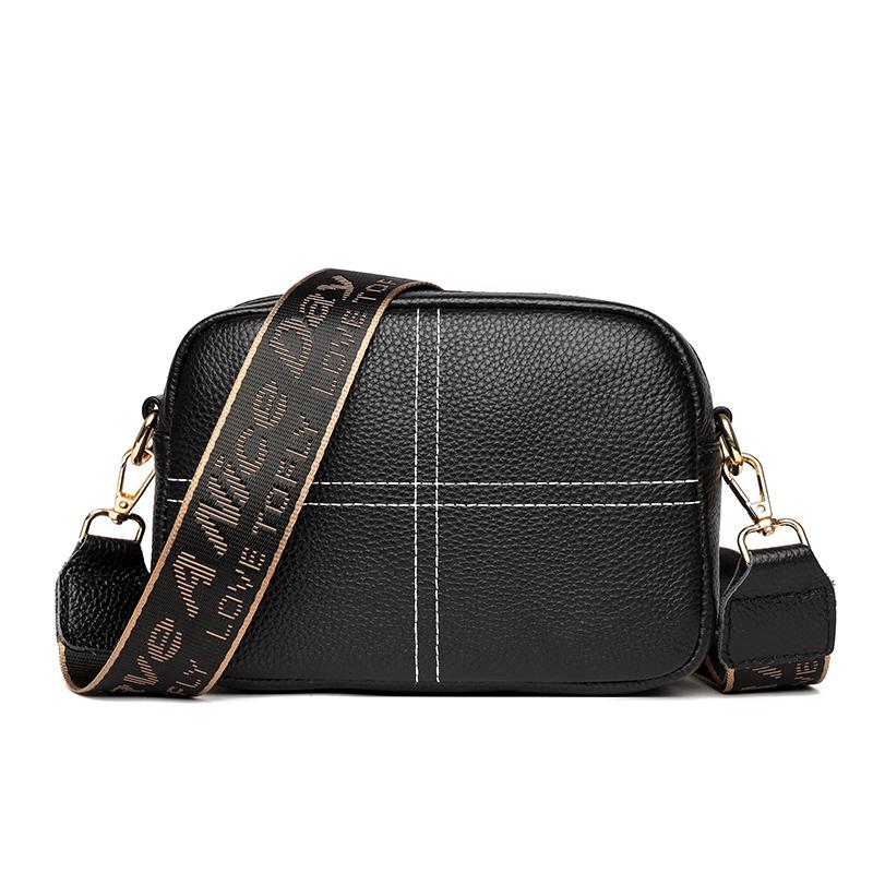 Noua geantă Messenger din piele naturală, geantă de umăr pentru femei, geantă de lux din piele de înaltă calitate.