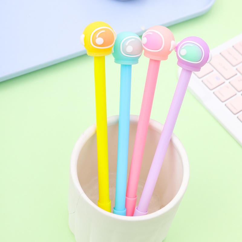 2Pcs Cute Kawaii School Office Supplies Novelty Creative Stationery Sweet Lovely Pretty Candy Neutral Pen