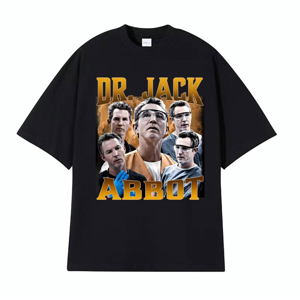 Vintage Dr. Abbott Comfort Medical Drama TV Character Graphic T-shirts Unisex's Clothing Fashion Tee Shirt Unisex Short Sleeve T Shirt