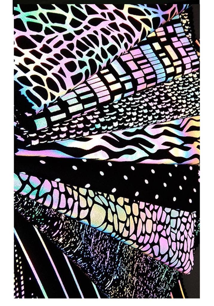 Chun Ya Fang Iridescent Seven-Color Reflective Polyester Fabric