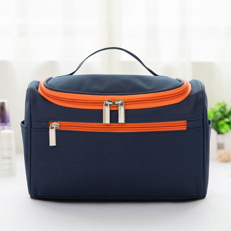 Large Capacity Travel Cosmetic Bag Women Waterproof Makeup Organizer Portable Toiletry Bag with Hook Multi Layer Storage