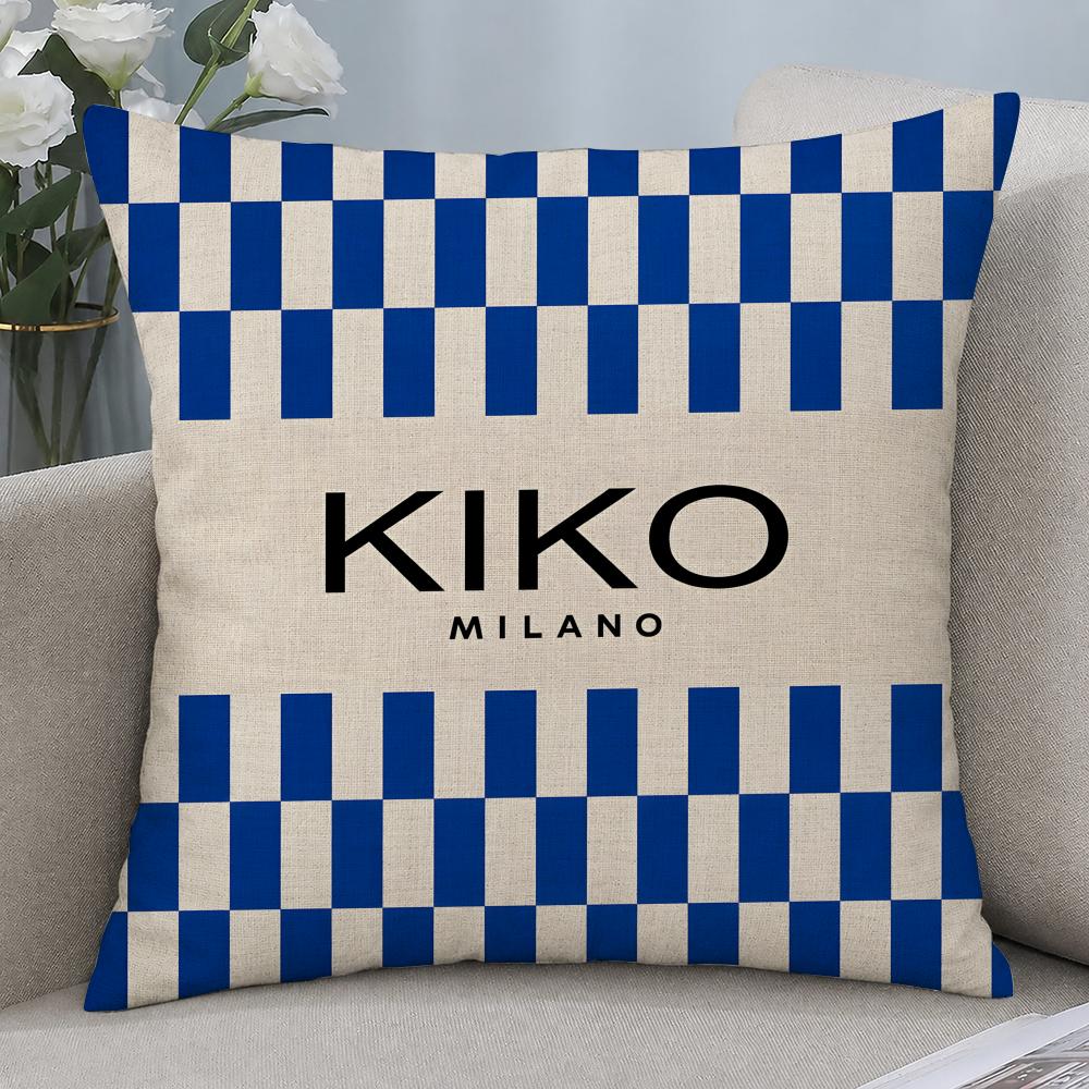 Brand KIKO MILANO Cushion Cover Cushion Covers Natural Linen Breathable Sofa Bedroom Decor Pillowcase