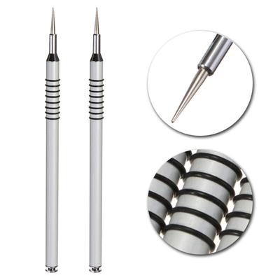1Pc Pennino superfine Nail Art Pittura Penna Nail Liner Pennello Fiore Disegno Strumento per manicure Manico in acciaio inossidabile