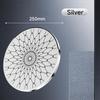 Biomimetic Pressurized Showerhead High Pressure Top Spray Larger Flow Supercharge Rainfall Shower Head 360° Swivel Water Saving