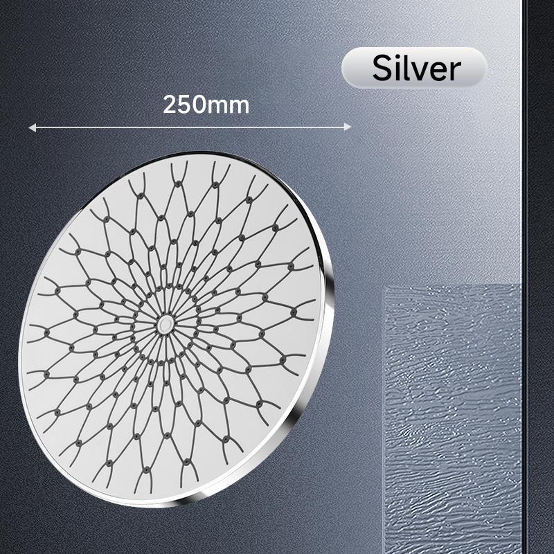 Biomimetic Pressurized Showerhead High Pressure Top Spray Larger Flow Supercharge Rainfall Shower Head 360° Swivel Water Saving