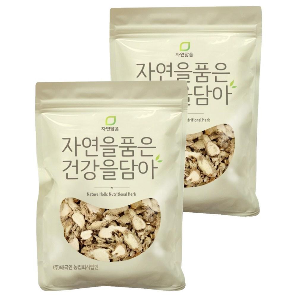 Jayeondalmeum Domestic Dried Ginger Herbal Tea Ingredients 300g 2 Pcs