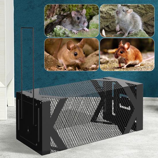 Humane Mouse Trap Easy Catch Release Rat Cage Reusable Indoor Outdoor Animal Trap for Mice Voles Hamsters Barns Warehouses