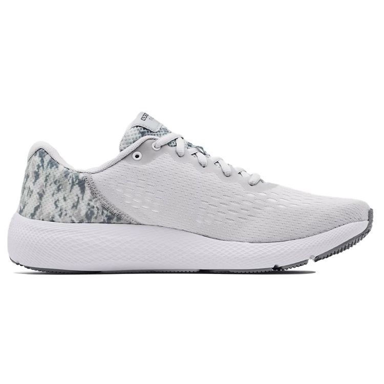 Under Armour Charged Pursuit 2 SE Camo Comfortable Sports Fabric Low-Top Running Shoes Men Sneaker Haze-Gray 3024441-100