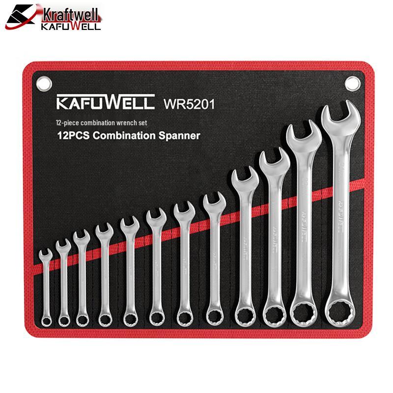 Kafuwel WR5201 12-Piece Combination Wrench Set 6-24mm