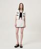 Etmont Summer Tweed Mini Skirt, White
