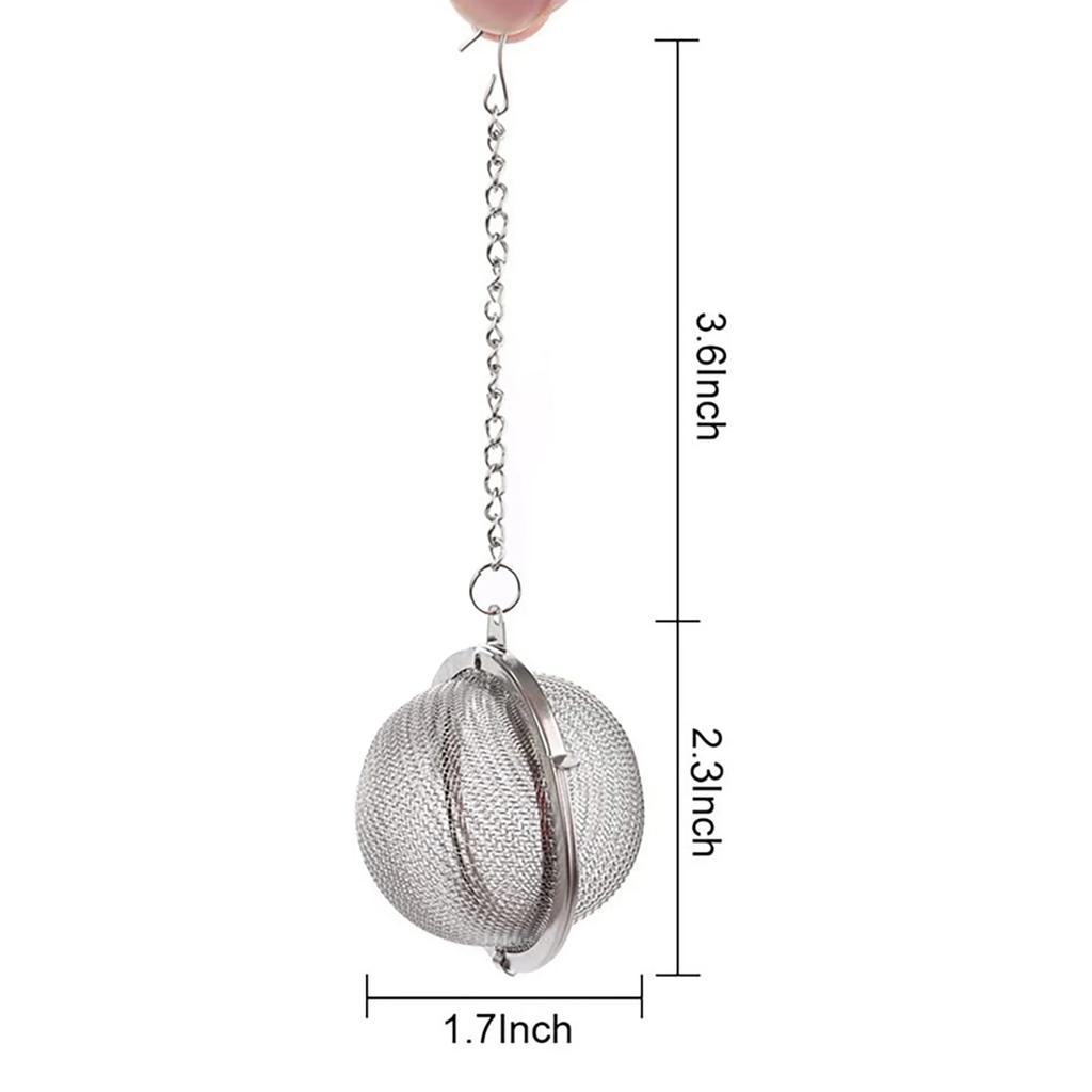 1-20PCS Tea Infuser Stainless Steel Mesh Tea Ball Filter Squeeze Tea Leaves Spice Seasoning Herb Mesh Strainer Kitchen Teaware