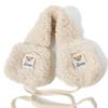 Korean Cute Bear Plush Earmuff Foldable Lace UP Ear Bag Ear Cover Ear Warmer Autumn Winter Women Headphones Keep Warm