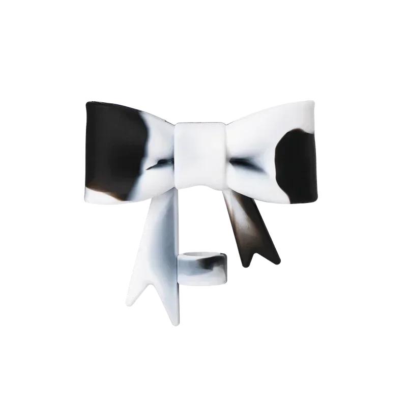 Bowknot Straw Covers Cap for Cup 30&40 Oz Tumbler Cups Reusable Silicone Accessories Straw Tips Lids Protector for 10mm Cups