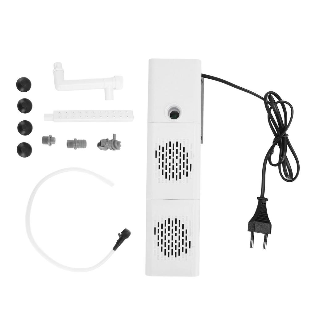 Rainfall Aquarium Filter Submersible Filtration Circulation Fish Tank Filter Pump for Tank About 120cm White