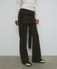 Saendeulig Strap Skirt Pants_Khaki