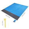 Waterproof Outdoor Beach Blanket Portable Picnic Mat Camping Ground Mat Sun Shade Tent Tarp with Storage Sack Sleeping Gear Tool