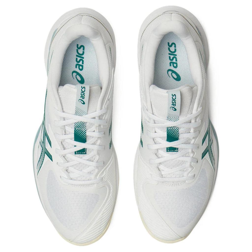 Asics Solution Speed FF 3 Comfortable Versatile Non-Slip Low-Top Tennis Shoes Women sneaker White Green 1042A289-100