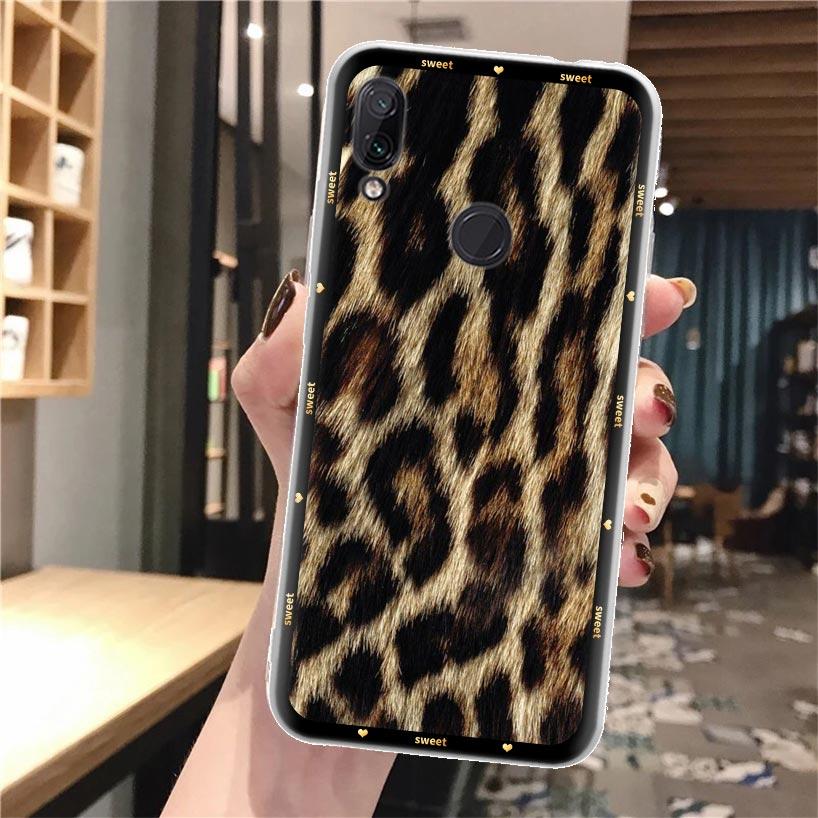 Animal Leopard Print Silicon Phone Case For Xiaomi Redmi Note 10 9S 9 8T 8 Pro 7 5 9T Mi 12T 11T 10T 12 11 Lite 11i A3 Cover