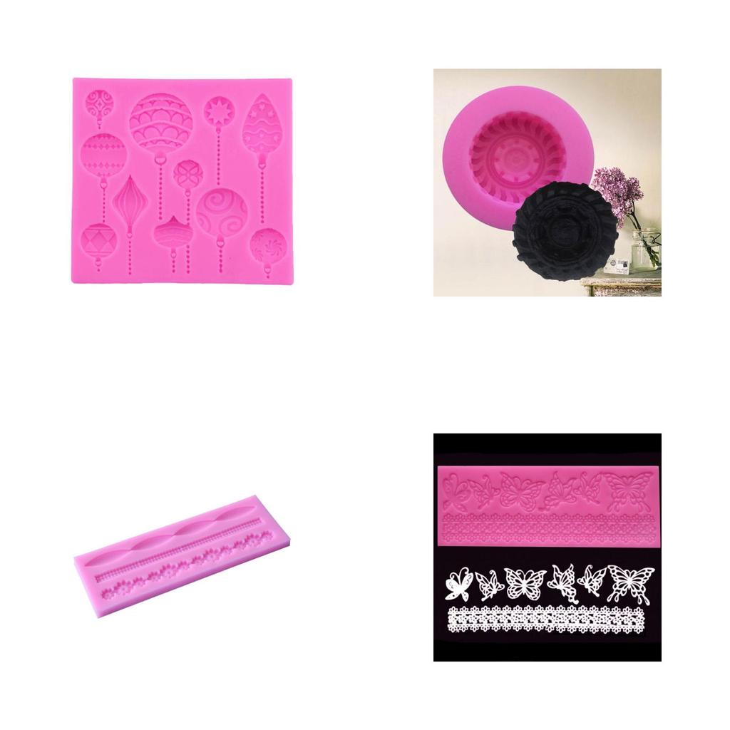 Elegant Dentelle Silicone Cake Mould For Beautiful Sugar Paste And Fondant Art