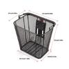 Bicycles Metal Basket Folding Bike Front Storage Basket Detachable Cycling Wire Basket for Electric Bike Kid Bike