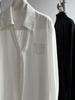 LUXI High-End French Polo Collar Lace Patchwork Women's Shirt - Spring New Arrival Temperament Top