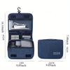 Beauty case portatile con gancio per appendere, impermeabile, borsa porta cosmetici da bagno per donna, grande capacità, astuccio per il trucco da viaggio per uomo.
