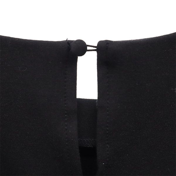 SNIDEL Long sleeve one piece F black Ruffled hem Women Used