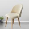 Anti-slip Low Back Duckbill Dining Chair Cover Backrest Protector  for Home Hotel Decoration