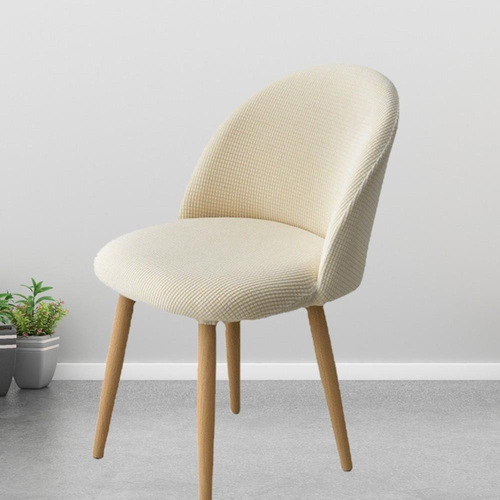Anti-slip Low Back Duckbill Dining Chair Cover Backrest Protector  for Home Hotel Decoration