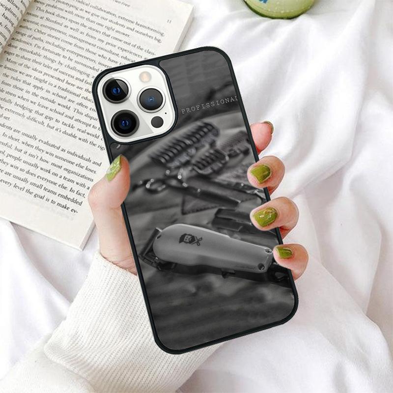 Barber Scissors Hairstylist Salon Phone Case for iPhone 17 Air 16 PRO MAX 15 14 PLUS 12 11 13 Cover Fundas Shell coque
