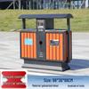Vintage Outdoor High-End Trash Can for Parks, Hotels, and Antique-Style Communities