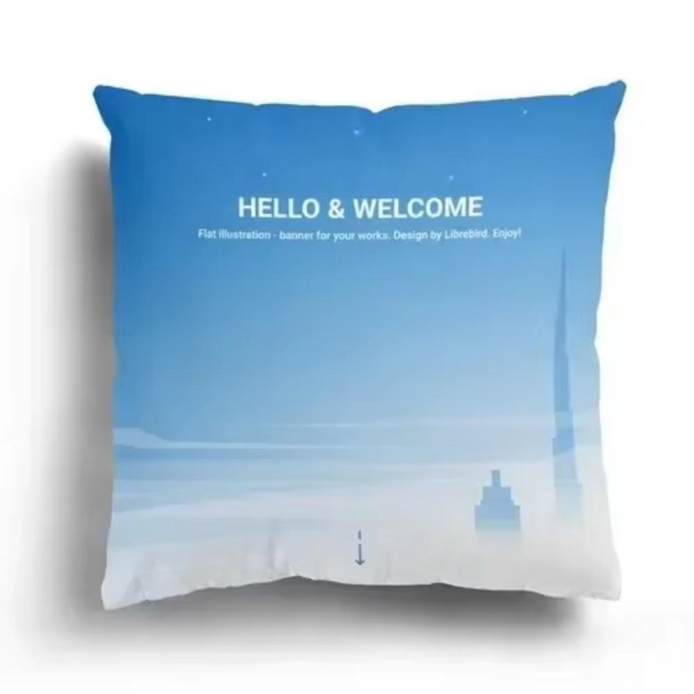 Home Room Decoration Office Seat Living Room Sofa Cushion Cover X X Peach Skin Pillowcase