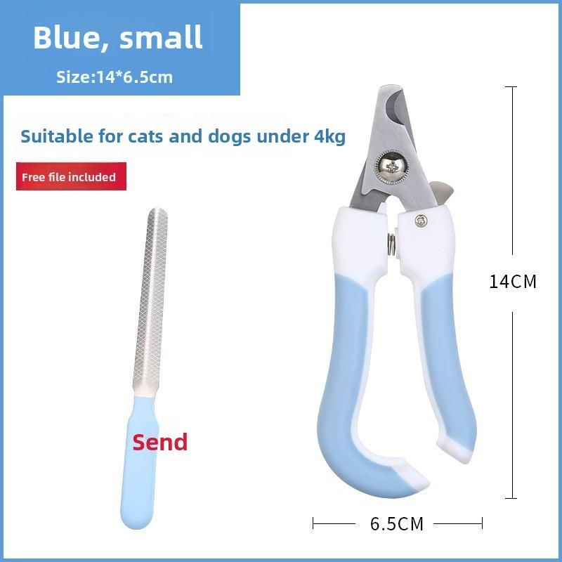 

Dog Nail Clippers Cat Pet Nail Clippers with Sickle Small To Large Dog Nail Clipper Stainless Steel Grooming Scissor Grinder Set