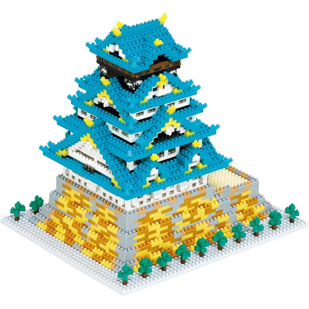Kawada Nanoblock Osaka Castle Deluxe Edition Building Set 500 Pieces