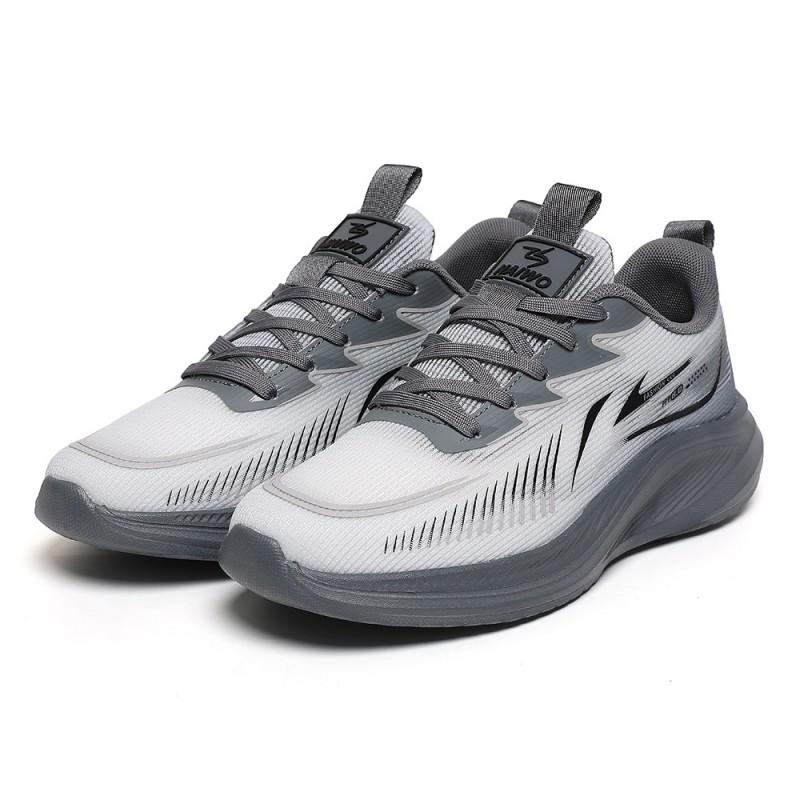 Mens Lightweight Breathable Mesh Running Shoes Outdoor Walking Jogging Comfortable Low-Heel Sneakers