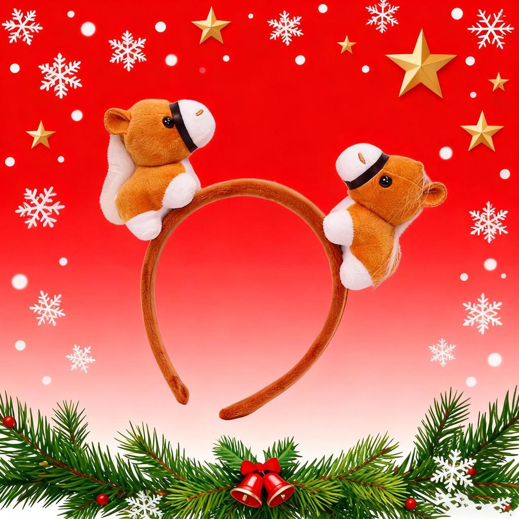 1PC Cosplay Headbands Funny Cute Hair Hoop Headwear Animal Cosplay Costume Headwear For Christmas Carnival Theme Party Dress-Up