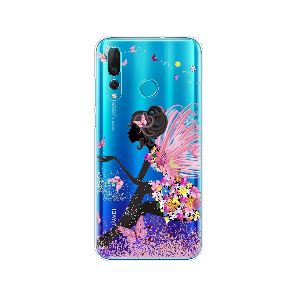 Mobile Silicon Phone Bag Case For Huawei Nova 4 4e Case Soft TPU Back Phone Cover For Nova4 nova4E Cover Protective Back Cover