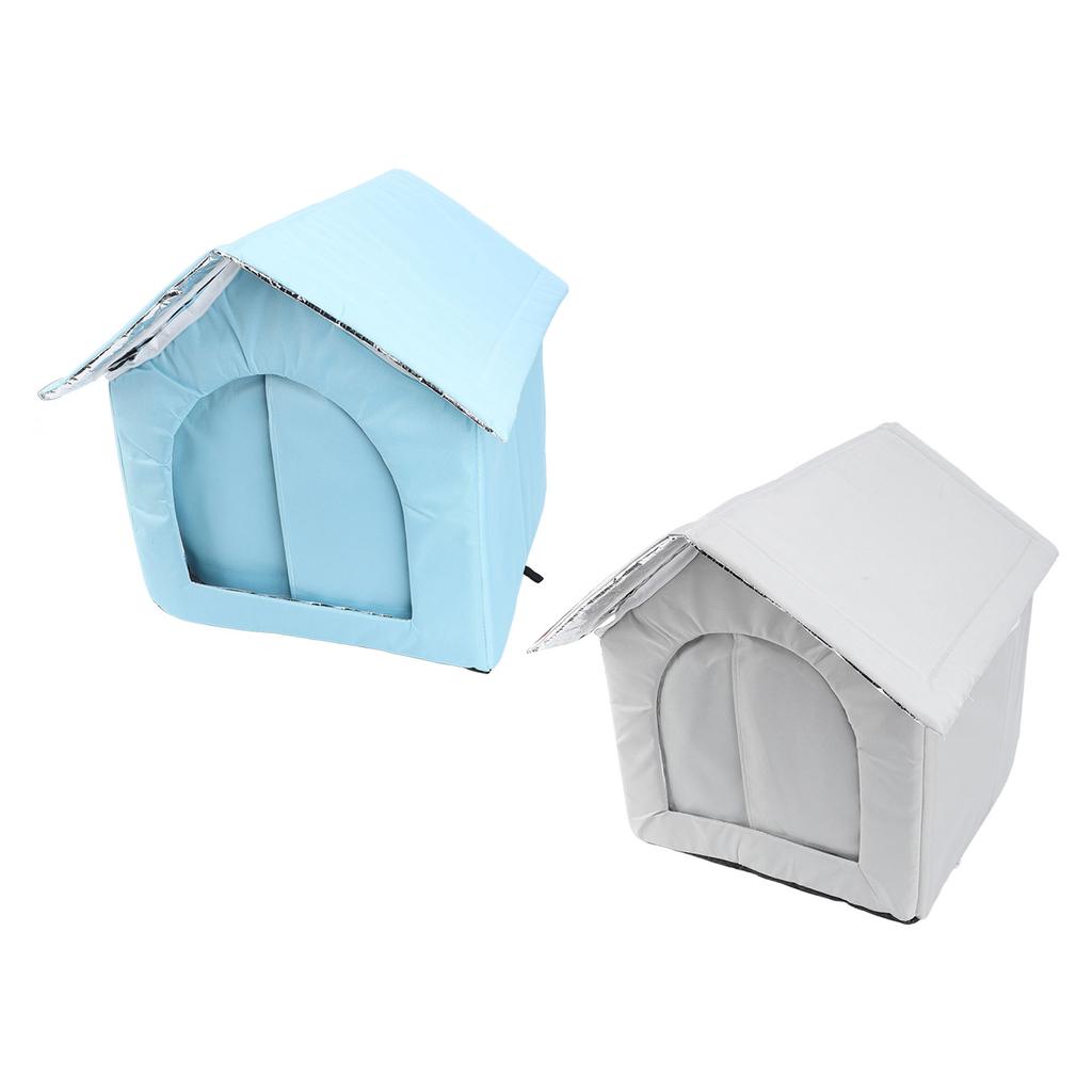 Outdoor Cat House Water Resistant Weather Proof Spacious Enclosed Winter Insulated Cat Shelter for D