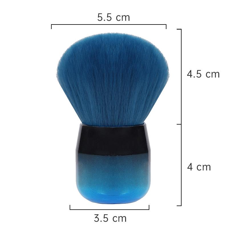 Single New Mushroom Head Loose Powder Makeup Brush, Oblique Head Trimming Brush, a Large Number of Makeup Tools