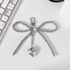 Bag Charm 1Pcs Bag Charm Pendant With Ribbon Pearl Tulip Jewelry For Women Key Chains DIY Decoration