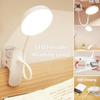 LED kancelářská jasná lampa 3úrovňová teplá studená bílá Flexibilní Snadné připnutí dobíjecí světlo Student studuje Čtení noční lampa v posteli
