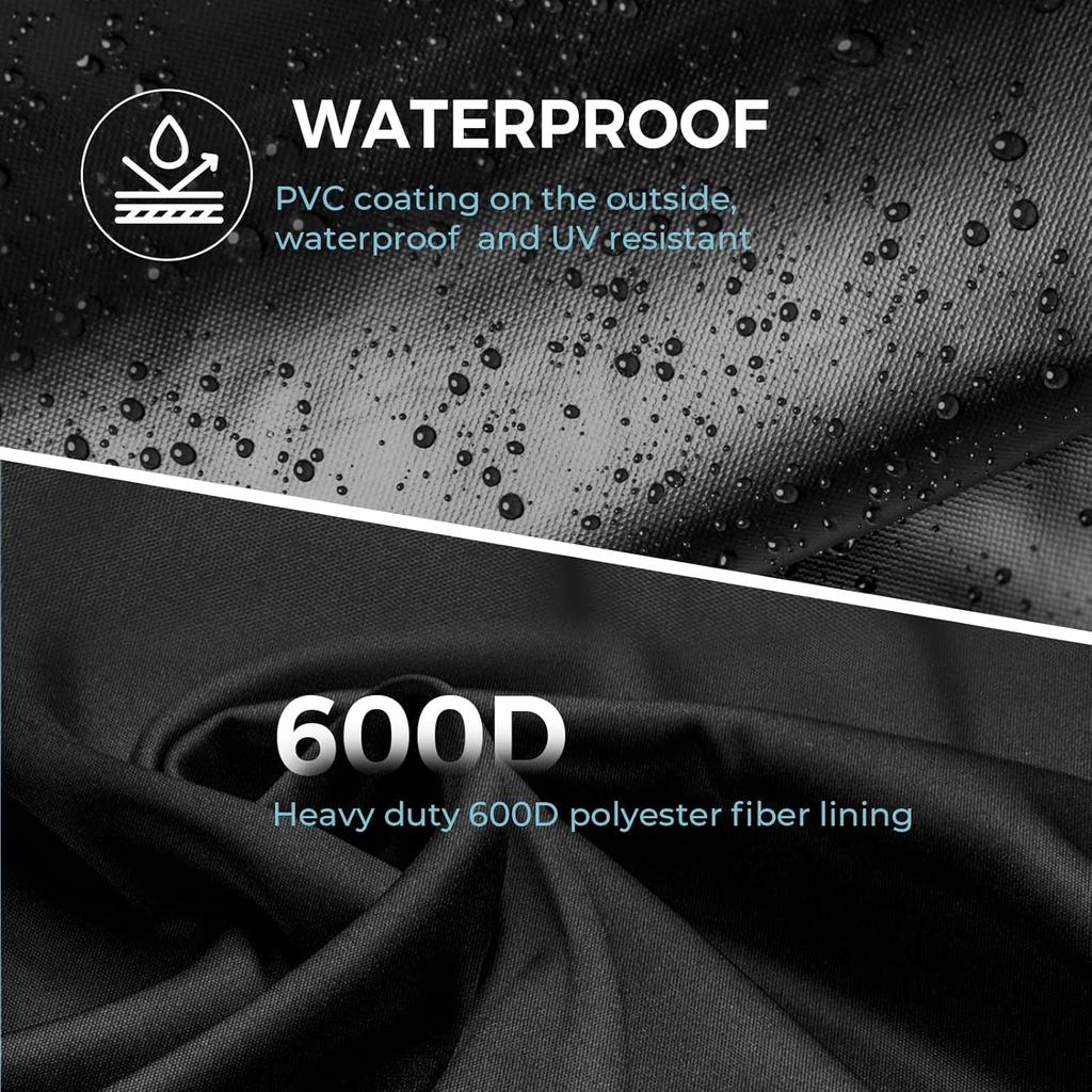 SHINESTAR 32'' Built-in Grill Cover for DCS, Jenn-Air, Bull, Napoleon, Coyote, and Weber, Waterproof & Windproof Island Grill Top Cover, 33'' W x