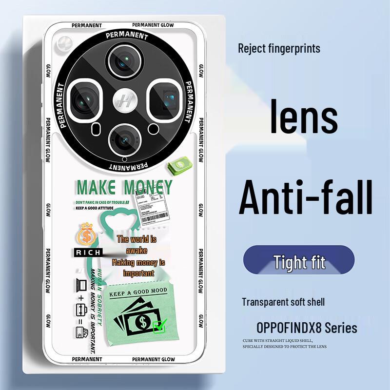 

OPPO Find X Series Transparent Soft Phone Case OPPO Find X8 Ultra