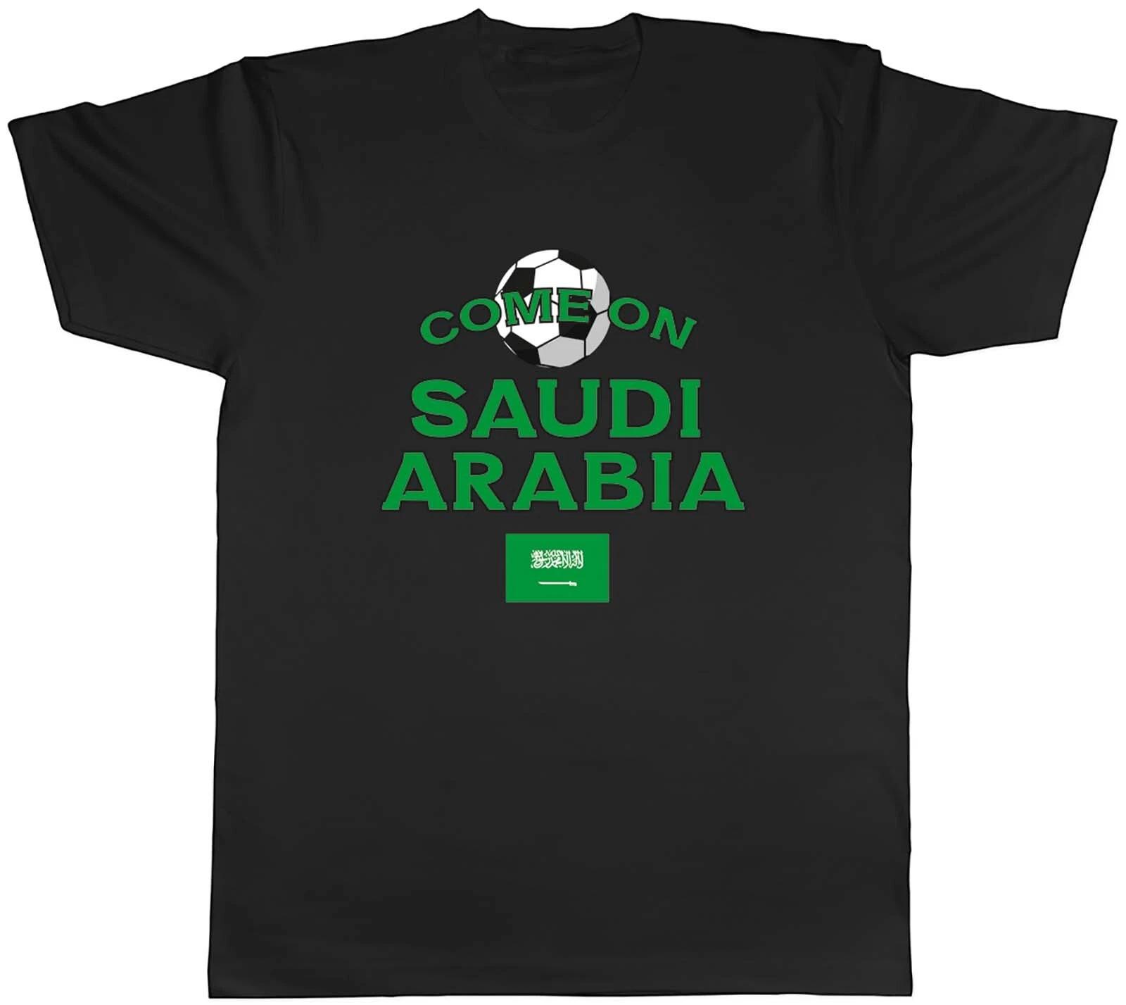 Mens T Shirt Saudi Arabia Football Come On Sports Unisex Tee Gift XXXXL