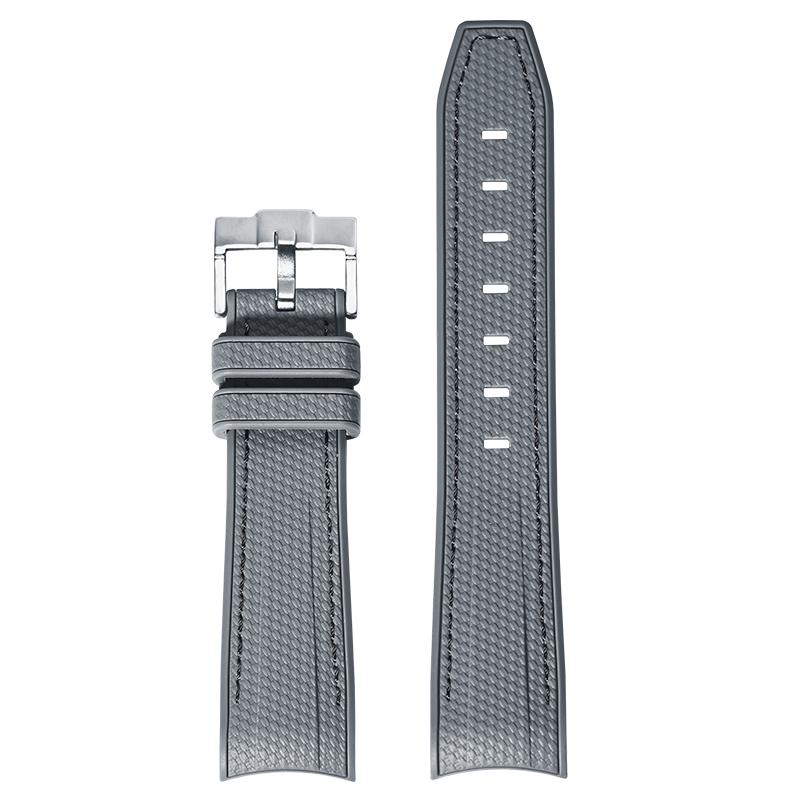 Cinturino per Omega X Swatch Joint MoonSwatch Cinturino per Seamaster 300 Uomo Donna 20mm Gomma Silicone Estremità Curva Braccialetto da Polso