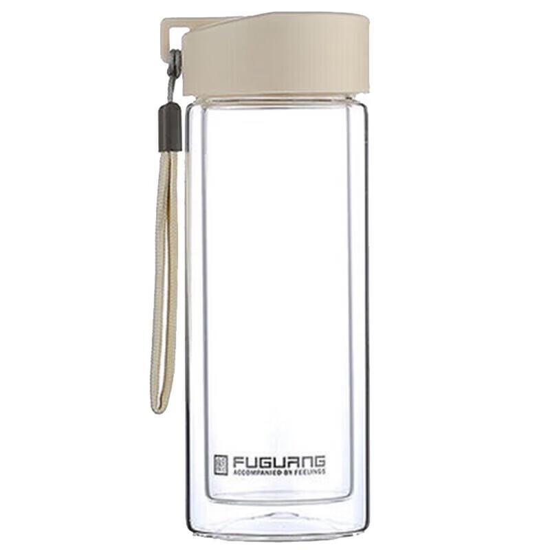 FUGUANG G1311 Double-Layer Portable Glass Cup