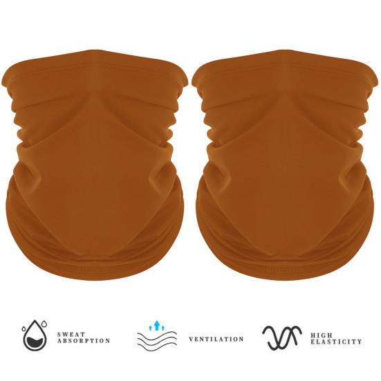 Cycling Face Guard Elastic Sweat Absorption Breathable Fabric Solid Color Windproof Riding Stretchy Sunscreen Face Guard Neck Cover Cycling Supplies